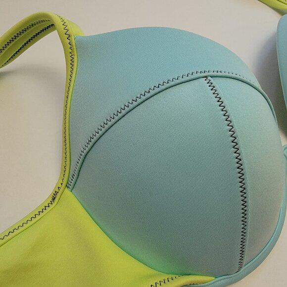 Victoria's Secret Neoprene Colorblock Bikini Set - Picture 7 of 16